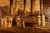 Franz Dvorak The Concert, Saratoga The Gay Nineties painting